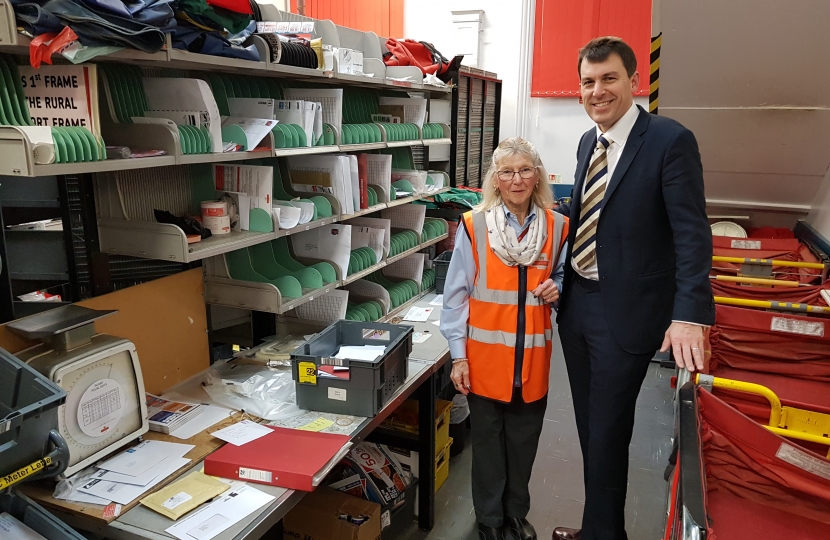 John with Royal Mail workers
