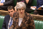 Theresa May making a statement on Skripal attack